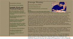 Desktop Screenshot of georgewrisley.com